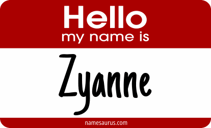 Hello my name is Zyanne png download