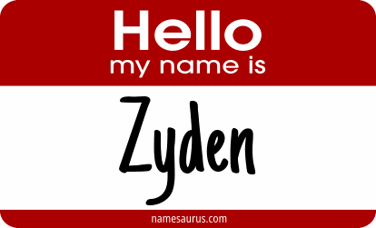 Hello my name is Zyden png download