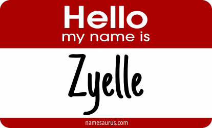 Hello my name is Zyelle png download