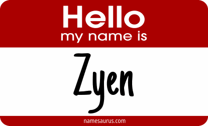 Hello my name is Zyen png download