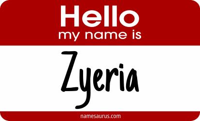 Hello my name is Zyeria png download