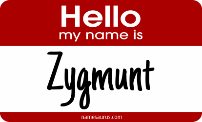 Hello my name is Zygmunt png download