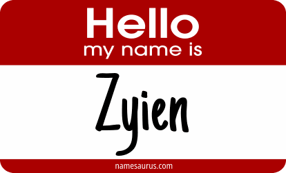 Hello my name is Zyien png download