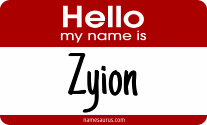 Hello my name is Zyion png download