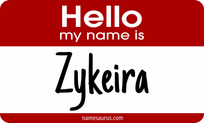 Hello my name is Zykeira png download