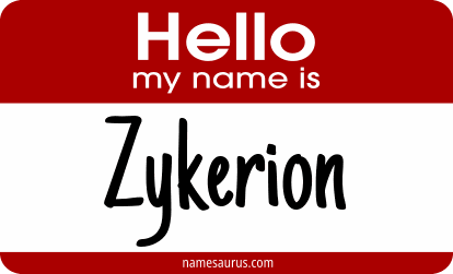 Hello my name is Zykerion png download