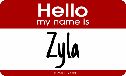 Hello my name is Zyla png download