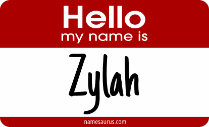 Hello my name is Zylah png download