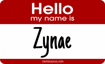 Hello my name is Zynae png download