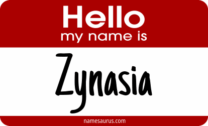 Hello my name is Zynasia png download