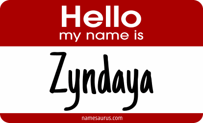 Hello my name is Zyndaya png download