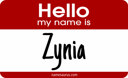 Hello my name is Zynia png download