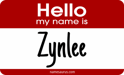 Hello my name is Zynlee png download