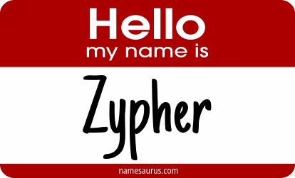 Hello my name is Zypher png download