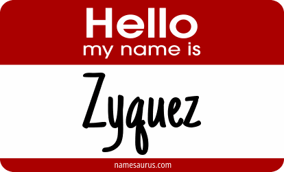 Hello my name is Zyquez png download