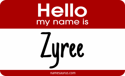 Hello my name is Zyree png download
