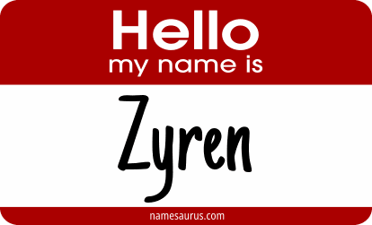 Hello my name is Zyren png download