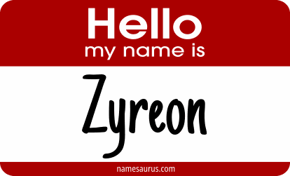 Hello my name is Zyreon png download