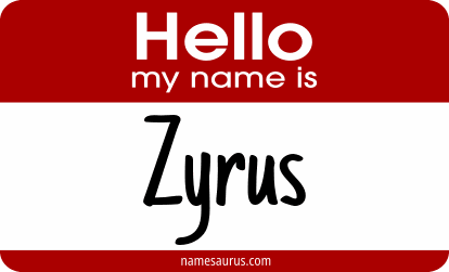 Hello my name is Zyrus png download