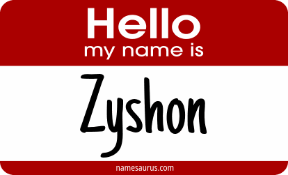 Hello my name is Zyshon png download