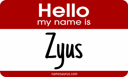Hello my name is Zyus png download