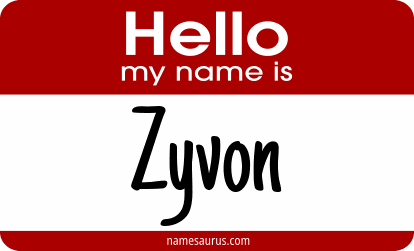 Hello my name is Zyvon png download